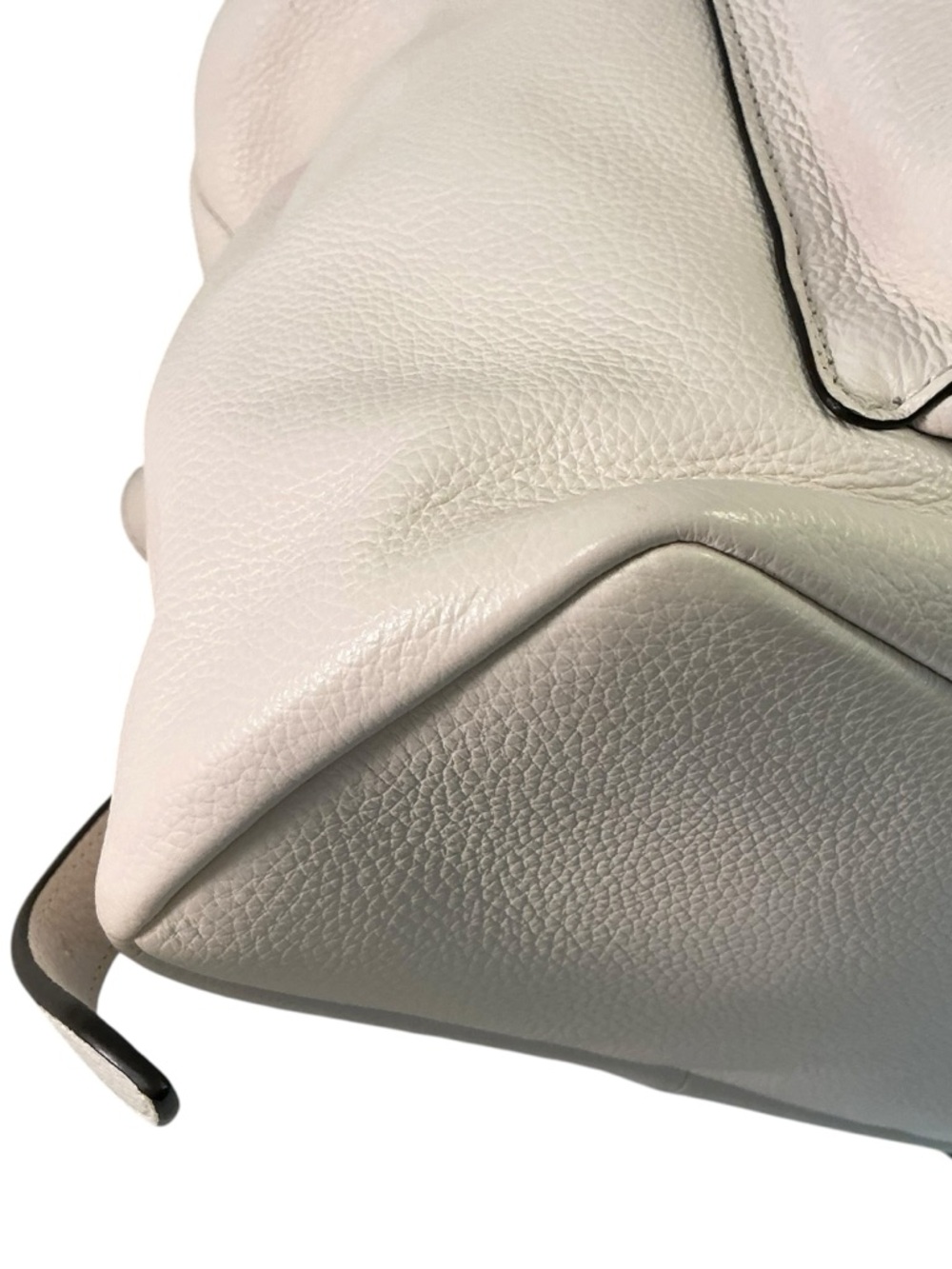 COACH Billie Backpack Pebbled Leather Chalk White Coach Bag Drawstring, Dust Bag - Picture 11 of 15